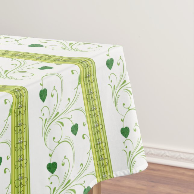 Tablecloth Saint Patrick's Day Clovers Tischdecke (Beispiel)