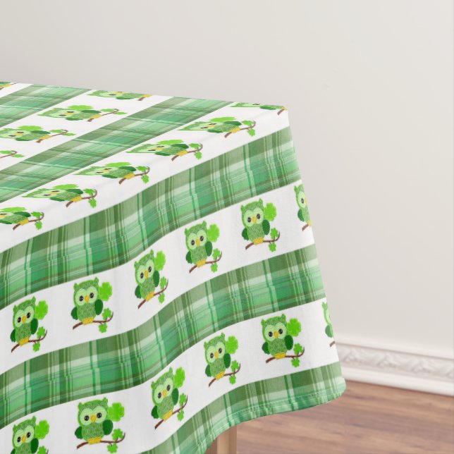 Tablecloth Saint Patrick's Day Owl Tischdecke (Beispiel)