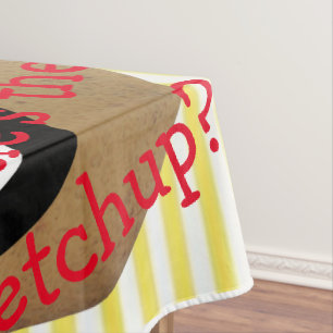 Tablecloth Stripe Potato, Französisch Fries, Ketch Tischdecke