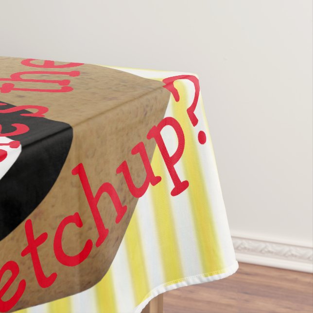 Tablecloth Stripe Potato, Französisch Fries, Ketch Tischdecke (Beispiel)