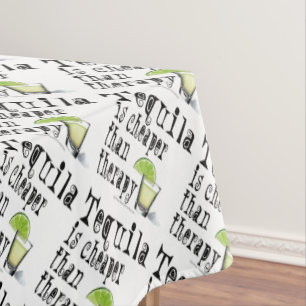 TABLECLOTH - TEQUILA, KÄPFER ALS THERAPIE TISCHDECKE