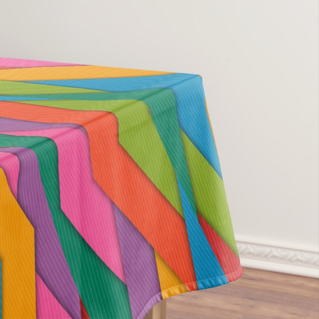 Tableclout Farbige Dreiecke Tischdecke (Beispiel)
