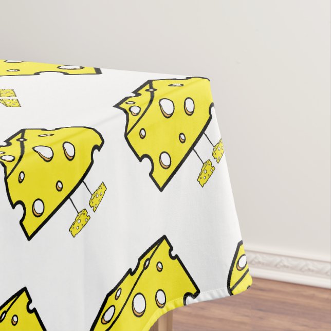 Tableclout Weißer Käse Gelb Tischdecke (Beispiel)