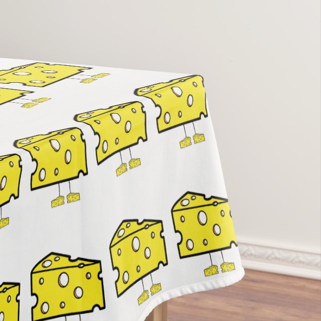 Tableclout Weißer Käse Gelb Tischdecke (Beispiel)
