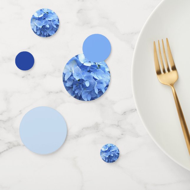 Tablefetti - Blue Hydrangea Konfetti (Gruppe)