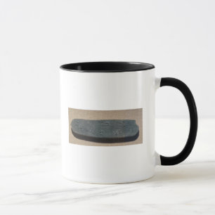 Tablet eingeschriebenes in Schafen "linearen B" Tasse