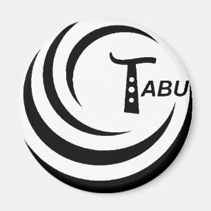 Tablet-T-Logo Große schwarze Farbe Magnet