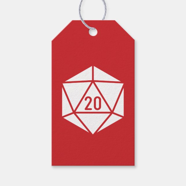 Tabletop Chic in Cherry-Geschenk-Tag Geschenkanhänger (Vorderseite)