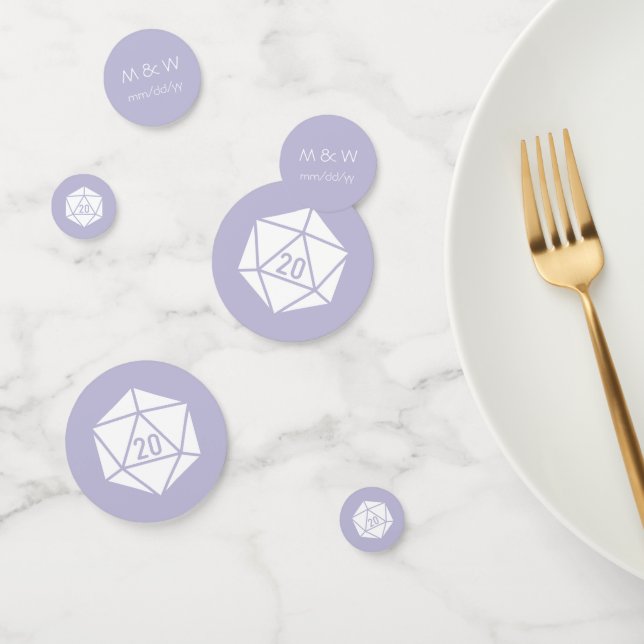 Tabletop Chic in Lavendel Table Confetti Konfetti (Gruppe)