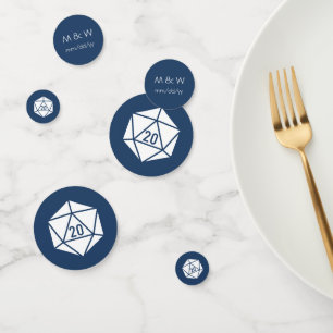 Tabletop Chic in Navy Table Confetti Konfetti