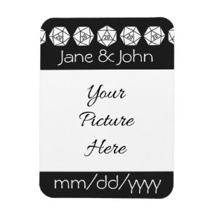 Tabletop Chic in Schwarz Magnet zum Speichern des
