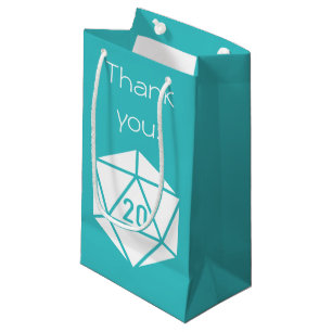 Tabletop Chic in Türkisfarben Kleine Geschenktüte