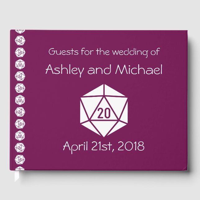 Tabletop Chic in Wine Guest Book Gästebuch (Vorderseite)