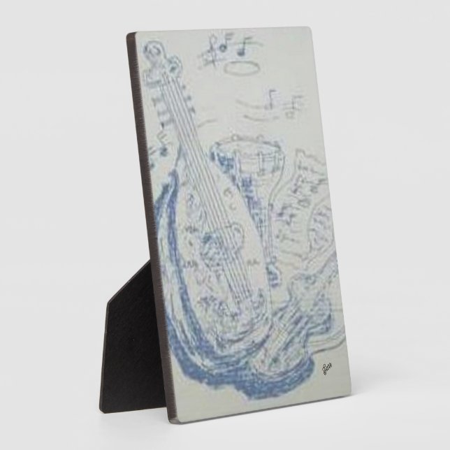 Tabletop Easel: Griechische Instrumente Fotoplatte (Seite)