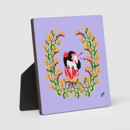 Tabletop Easel mit Leinwand: Elegante Fotoplatte