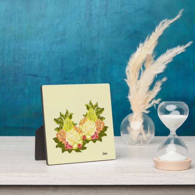 Tabletop Easel mit Leinwand : Tropisches Obst Fotoplatte (InSitu)