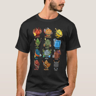 Tabletop Games Nerd Role Play Würfel Gaming RPG T-Shirt