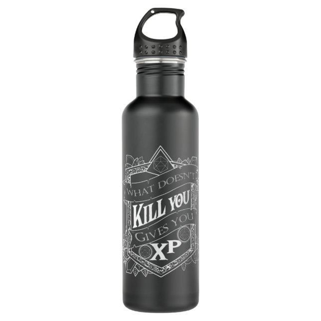 Tabletop Gaming gibt Ihnen XP Würfel Edelstahlflasche (Vorderseite)