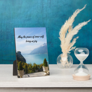 Tabletop Plaque mit Easel Fotoplatte