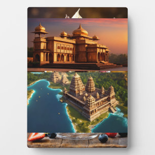 Tabletop Plaque mit Easel Fotoplatte