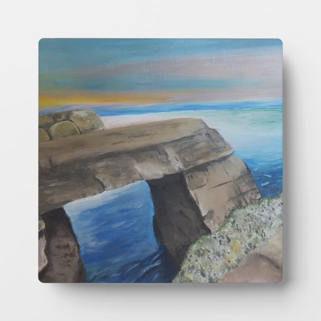 Tabletop Plaque mit Easel Fotoplatte (Vorderseite)