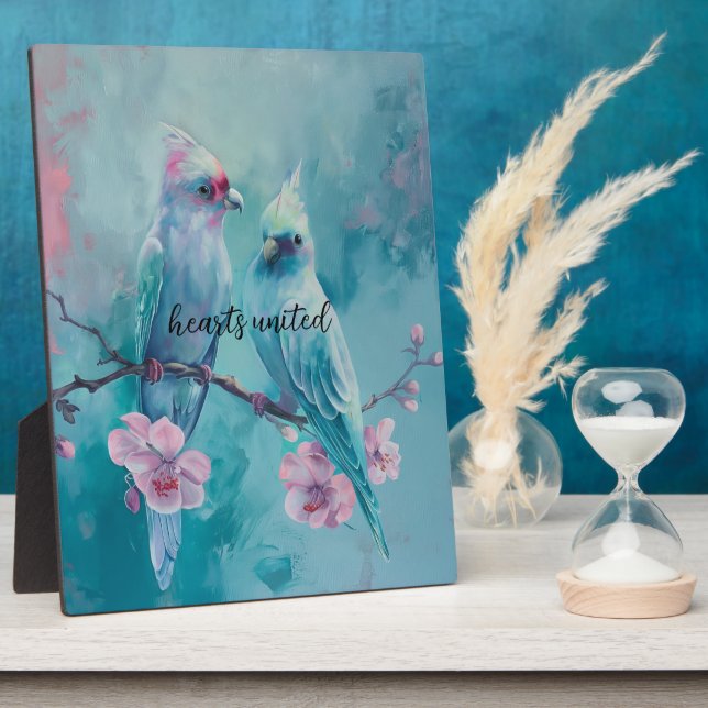 Tabletop Plaque mit Easel Fotoplatte (Seite)