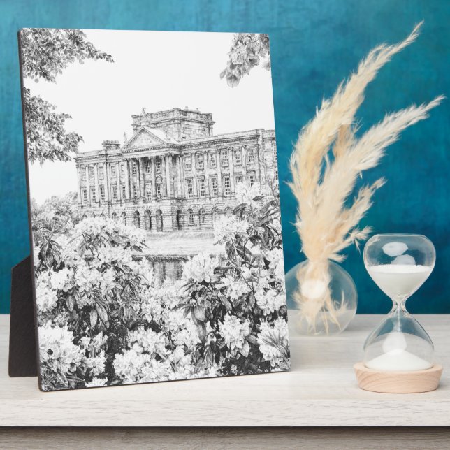 Tabletop Plaque mit Easel Fotoplatte (Seite)