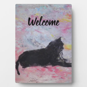 Tabletop Plaque mit Easel Fotoplatte