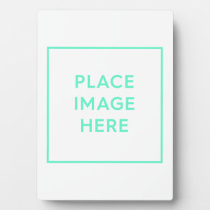Tabletop Plaque mit Easel Fotoplatte