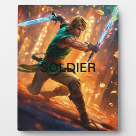 Tabletop Plaque mit Easel Fotoplatte