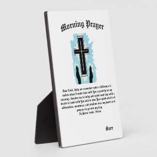 Tabletop Plaque mit Easel : Gebet Fotoplatte