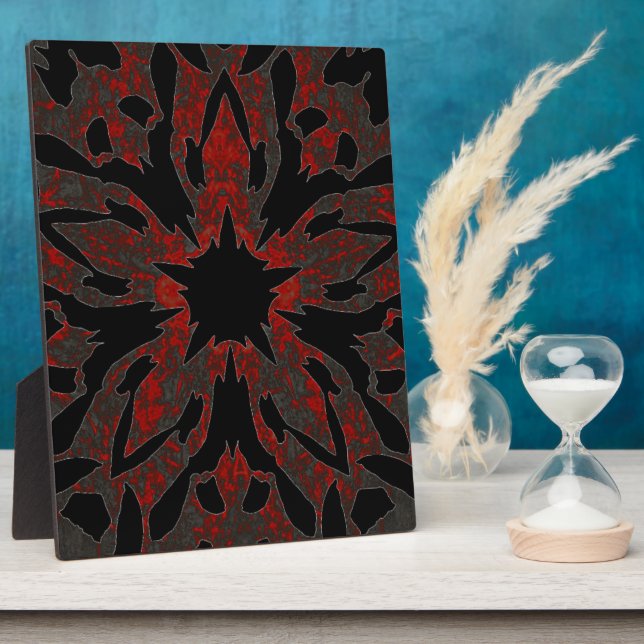 Tabletop Plaque mit Easel zur Blume Fotoplatte (Seite)