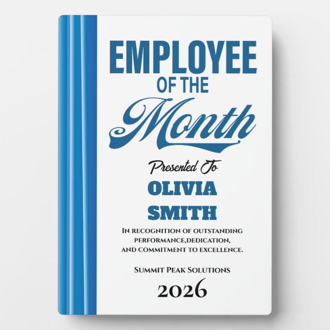 Tabletop Plaque with Easel (Devant)