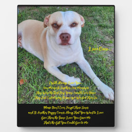 Tabletop Plaque with Easel Fotoplatte