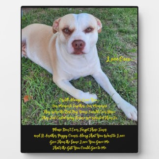 Tabletop Plaque with Easel Fotoplatte