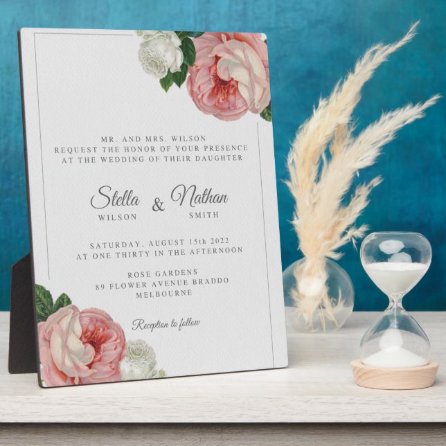 Tabletop Plaque with Easel Fotoplatte (Seite)