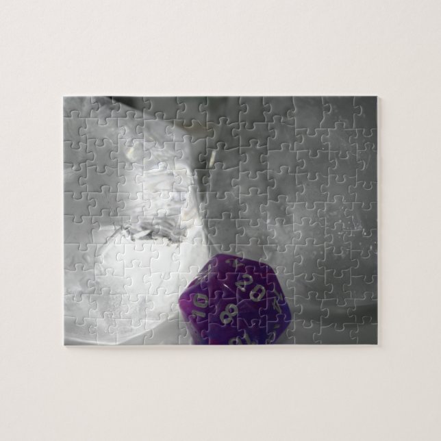 Tabletop RPG | Fantasy Role Player D20 Ice Dice (Horizontal)