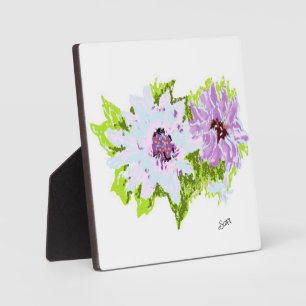 Tabletop W/Leinwand: Dauer - Pflanze Fotoplatte