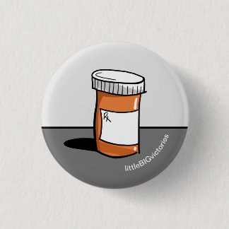 Tablette Flaschenmedikation Erinnerung Gesundheit  Button