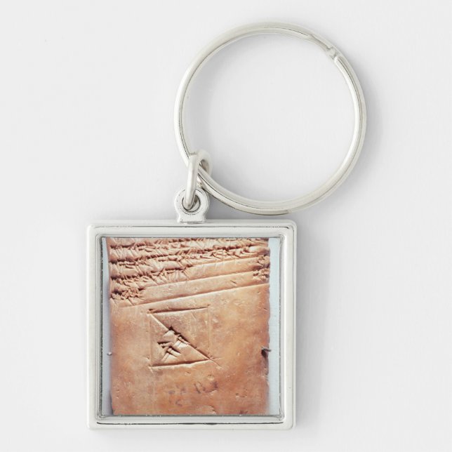 Tablette mit keilförmigem Skript, c.1830-1530 BC Schlüsselanhänger (Vorne)