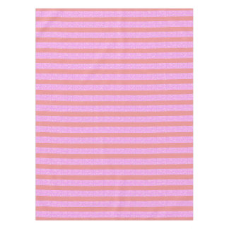 Tablette mit rosa geometrischen Streifen Tischdecke