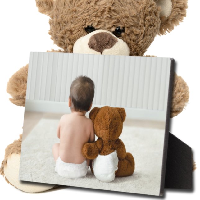 Tablette photo sans cadre Plaque de retour (Photo's put directly on hardboard panel for stunningly crisp image on frameless tabletop easel-stand)