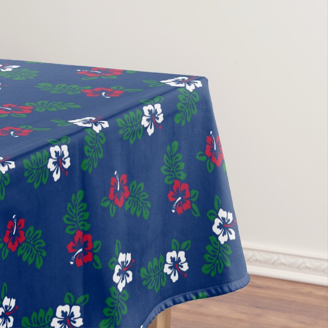 Tablette Rot-Hibiskus Tischdecke (Beispiel)