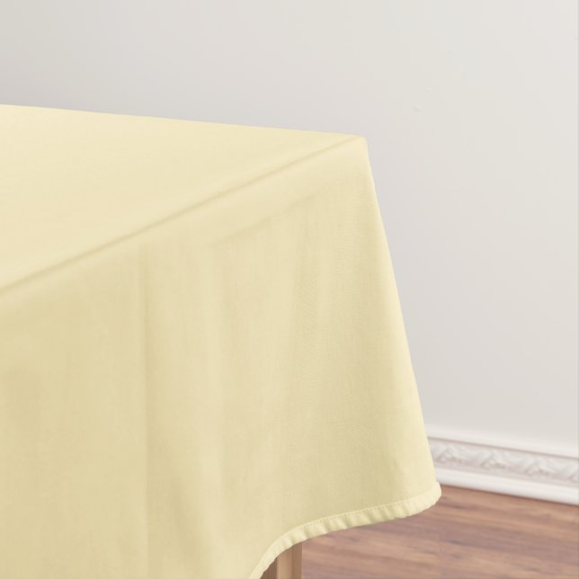 Tablettenkern aus gelber Creme, 52"x70" Tischdecke (Beispiel)