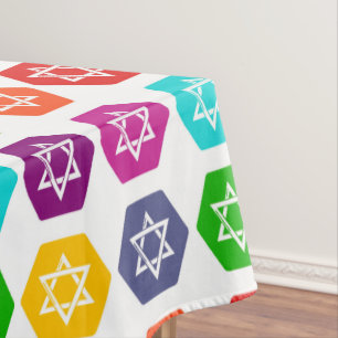 Tabletts - Judaika - jüdische Ferien - Shabbat Tischdecke