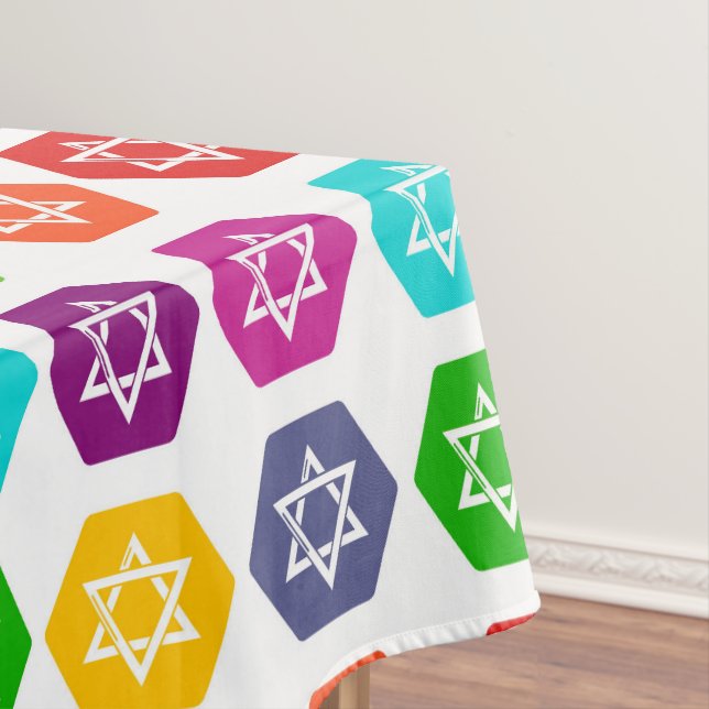 Tabletts - Judaika - jüdische Ferien - Shabbat Tischdecke (Beispiel)