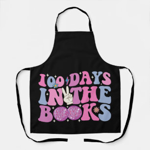 Tablier 100 Jours Dans Les Livres Disco Balle Groovy Rétro