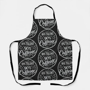 Tablier 10% Talent 90% Caféine