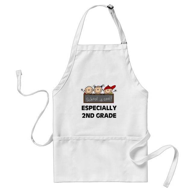 Tablier 2ème L'école primaire est les T-shirts et les (Devant)
