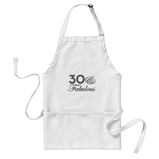 Tablier 30 et cadeau fabuleux (Devant)